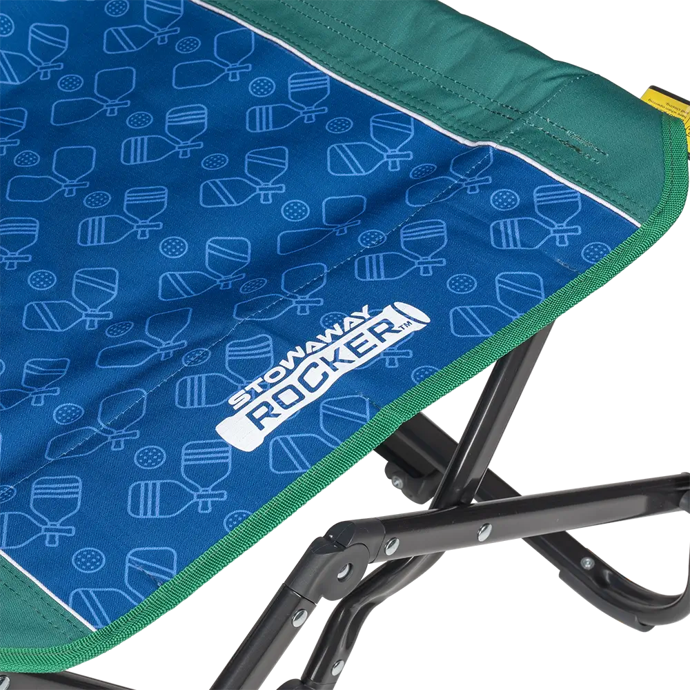 Premium All-Weather Stowaway Rocker - Choice 794 - RoadTrip Rocker Smooth Motion Camp Chair Detail