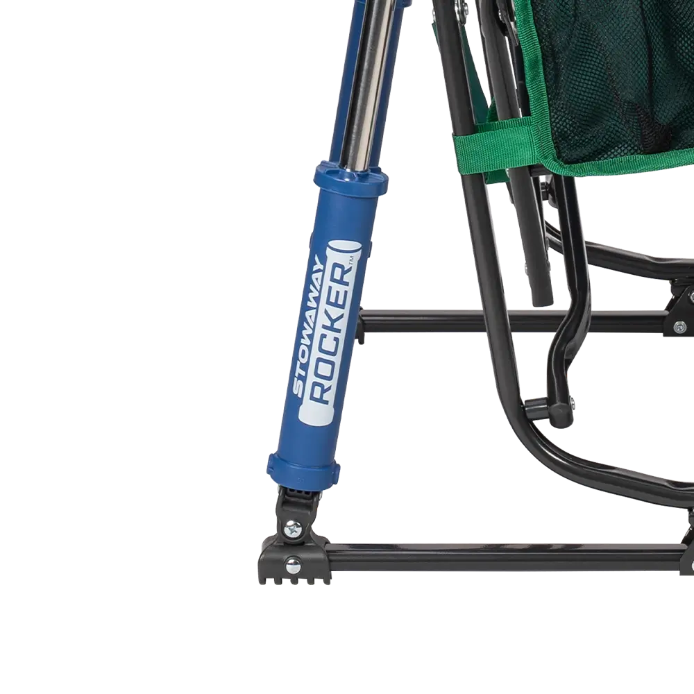 Premium All-Weather Stowaway Rocker - Choice 794 - RoadTrip Rocker Smooth Motion Camp Chair Detail