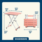 Heat-Resistant Compact Camp Table 20 - Choice 513 - Portable Camping Table with Heat-Resistant Countertop Detail