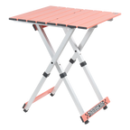Heat-Resistant Compact Camp Table 20 - Choice 513 - Portable Camping Table with Heat-Resistant Countertop - Coral