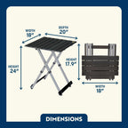 Heat-Resistant Compact Camp Table 20 - Choice 513 - Portable Camping Table with Heat-Resistant Countertop Detail