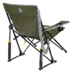 Luxury Camp Kickback Rocker - Choice 345 - Heavy-Duty Kickback Rocker with Beverage Holder Detail