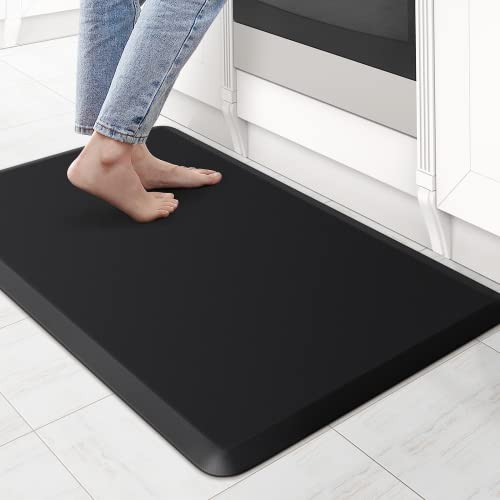 KitchenClouds Kitchen Mat Cushioned Anti Fatigue Rug 17.3"x28" Set