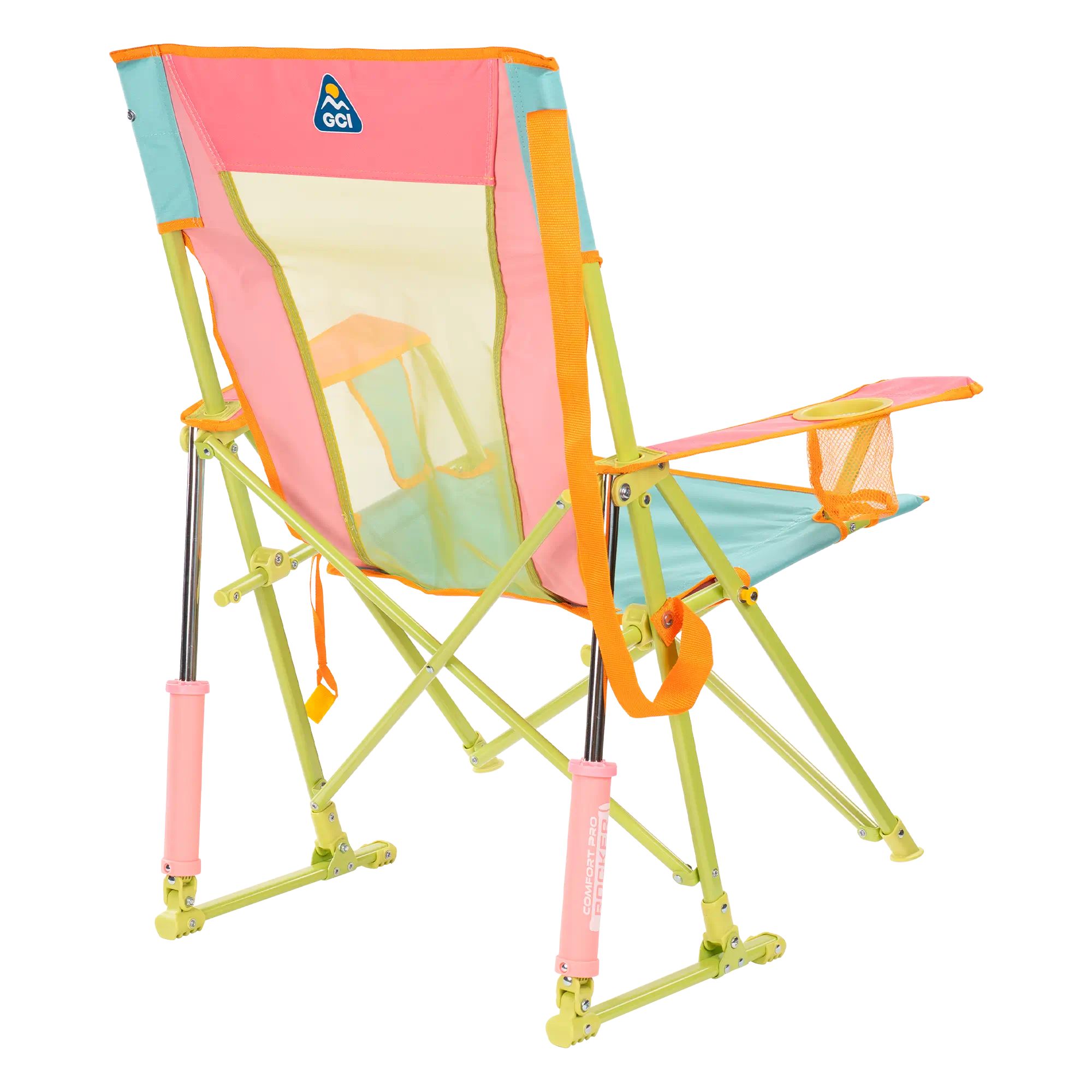 Premium All-Weather Comfort Pro Rocker - Choice 375 - RoadTrip Rocker Smooth Motion Camp Chair Detail