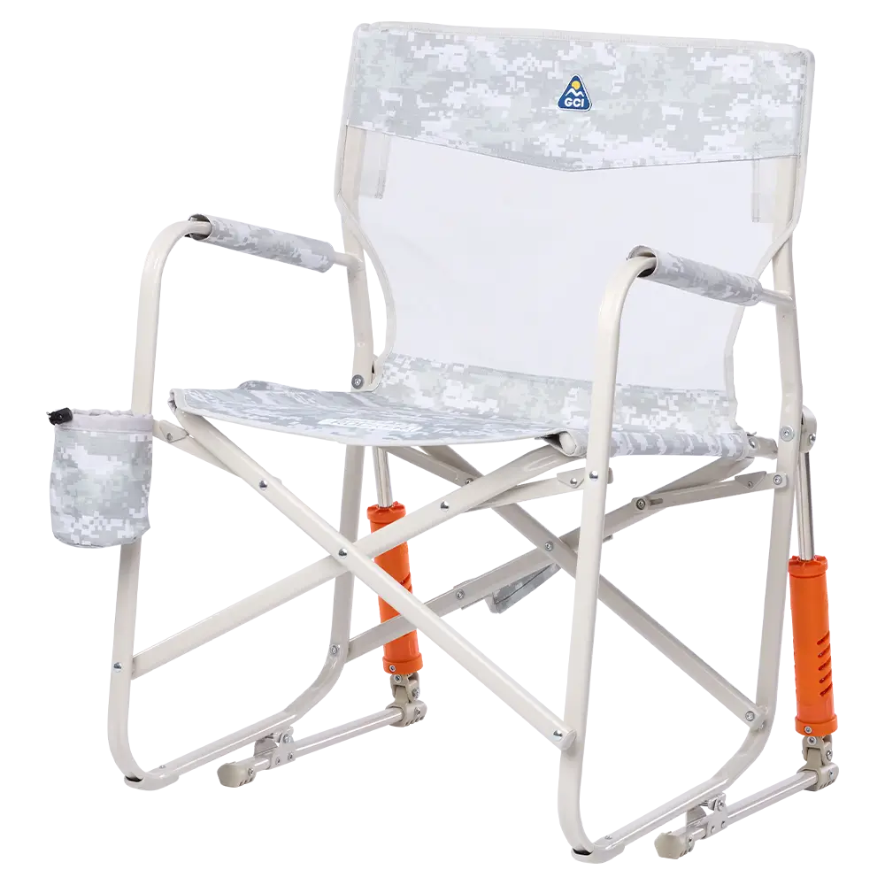 Smooth Motion Freestyle Rocker Elite - Choice 460 - Heavy-Duty Kickback Rocker with Beverage Holder Detail