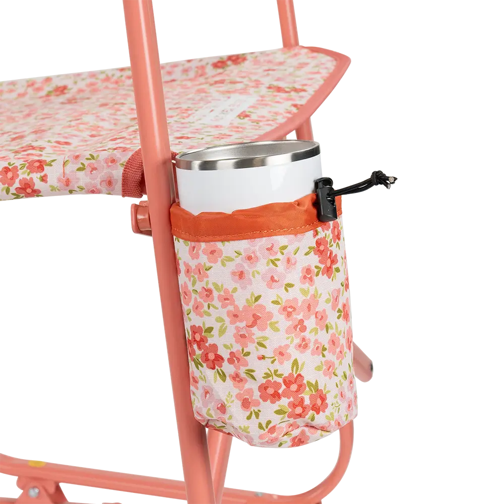 Smooth Motion Freestyle Rocker Elite - Choice 460 - Heavy-Duty Kickback Rocker with Beverage Holder Detail
