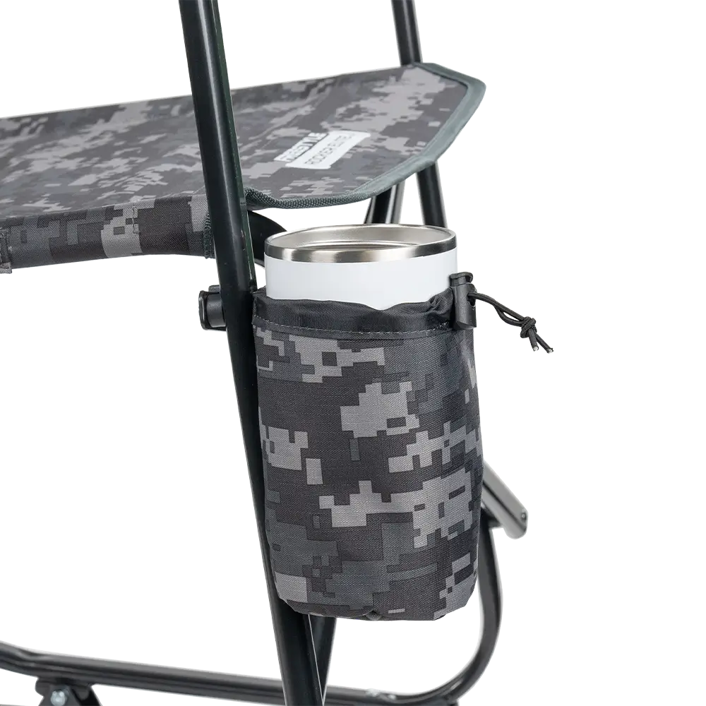 Smooth Motion Freestyle Rocker Elite - Choice 460 - Heavy-Duty Kickback Rocker with Beverage Holder Detail