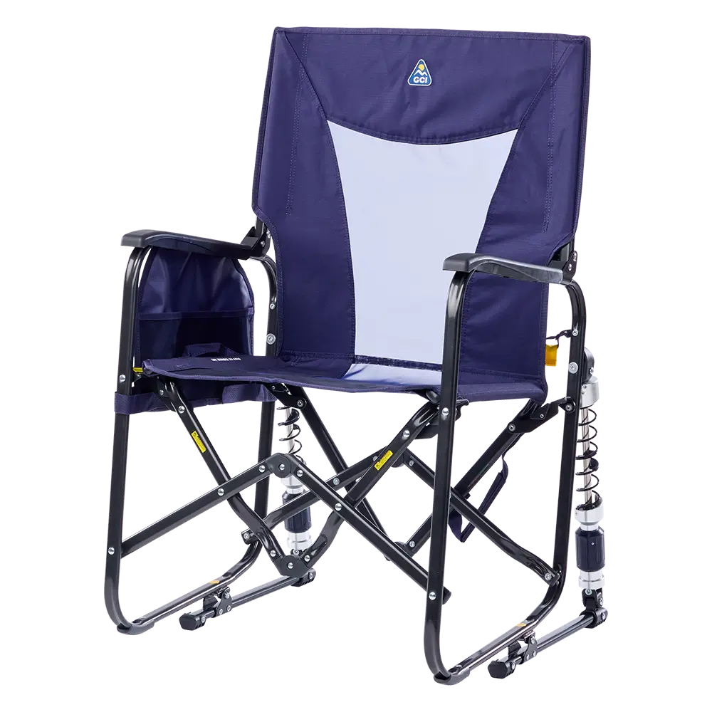 Heavy-Duty Freestyle Adjustable Rocker - Choice 573 - Patented Spring-Action Rocking Chair for Camping Detail