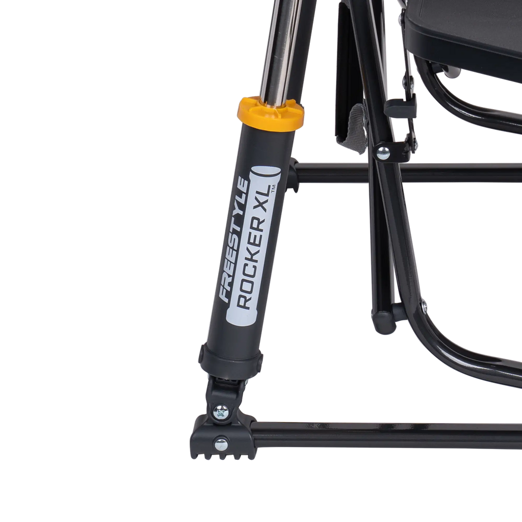 Smooth Motion Freestyle Rocker XL with Side Table - Choice 836 - Heavy-Duty Kickback Rocker with Beverage Holder Detail