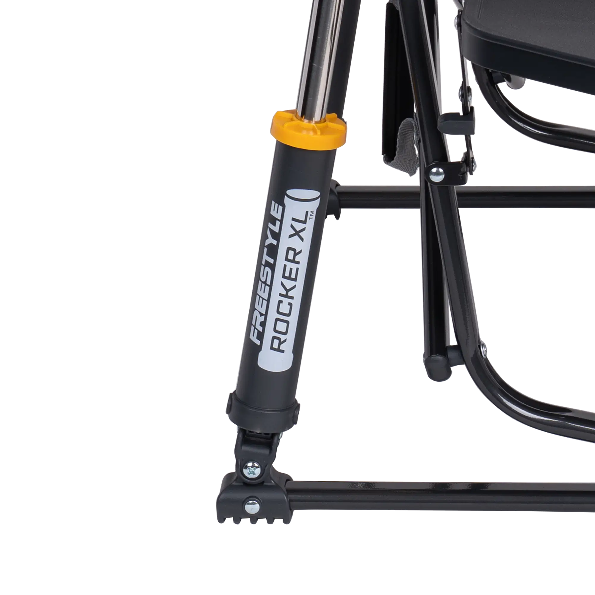 Smooth Motion Freestyle Rocker XL with Side Table - Choice 836 - Heavy-Duty Kickback Rocker with Beverage Holder Detail