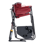 Smooth Motion Freestyle Rocker XL with Side Table - Choice 836 - Heavy-Duty Kickback Rocker with Beverage Holder Detail