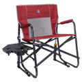 Smooth Motion Freestyle Rocker XL with Side Table - Choice 836 - Heavy-Duty Kickback Rocker with Beverage Holder - Cinnamon