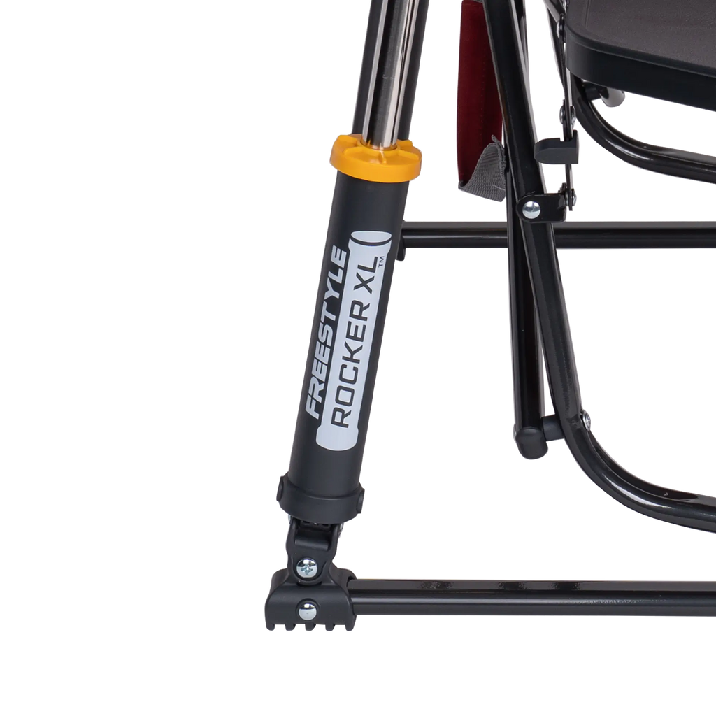 Smooth Motion Freestyle Rocker XL with Side Table - Choice 836 - Heavy-Duty Kickback Rocker with Beverage Holder Detail