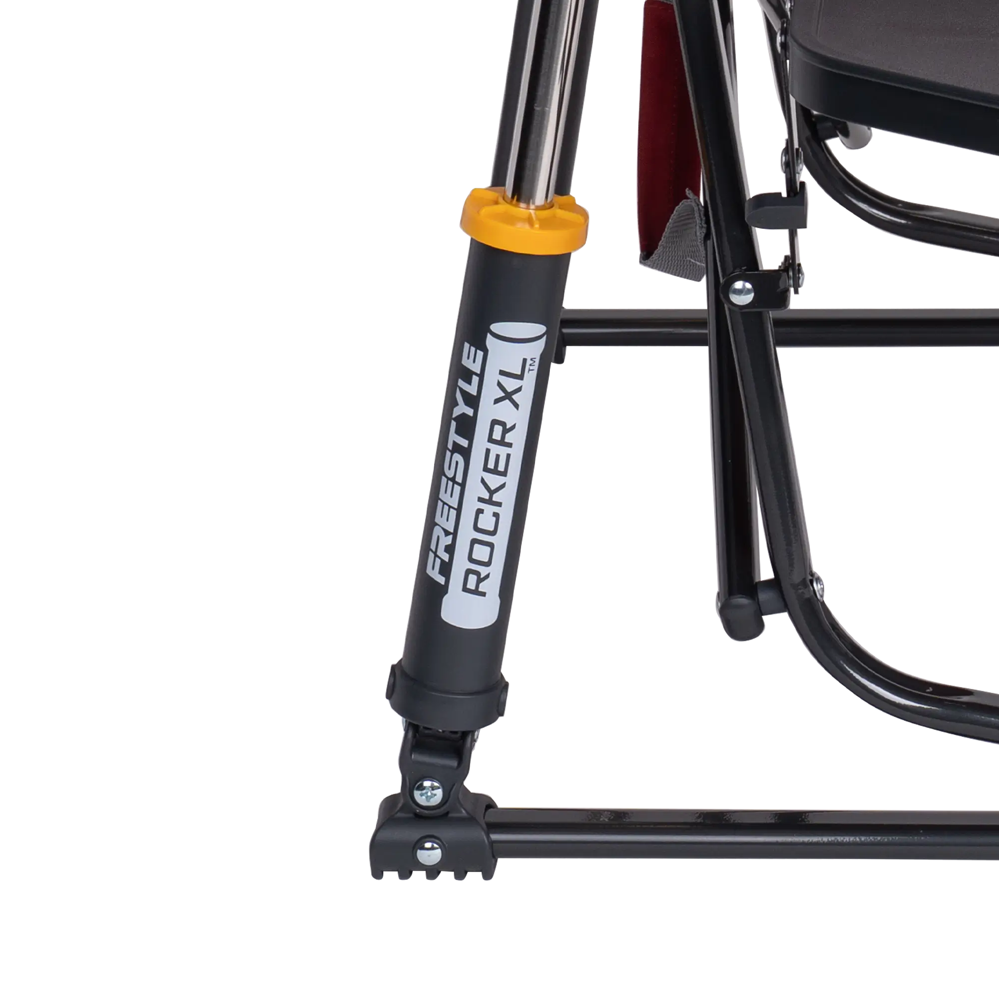 Smooth Motion Freestyle Rocker XL with Side Table - Choice 836 - Heavy-Duty Kickback Rocker with Beverage Holder Detail