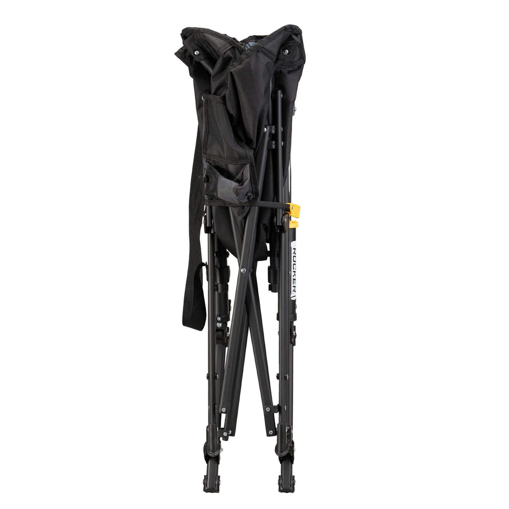Luxury Camp Puff Rocker - Choice 731 - Heavy-Duty Kickback Rocker with Beverage Holder Detail