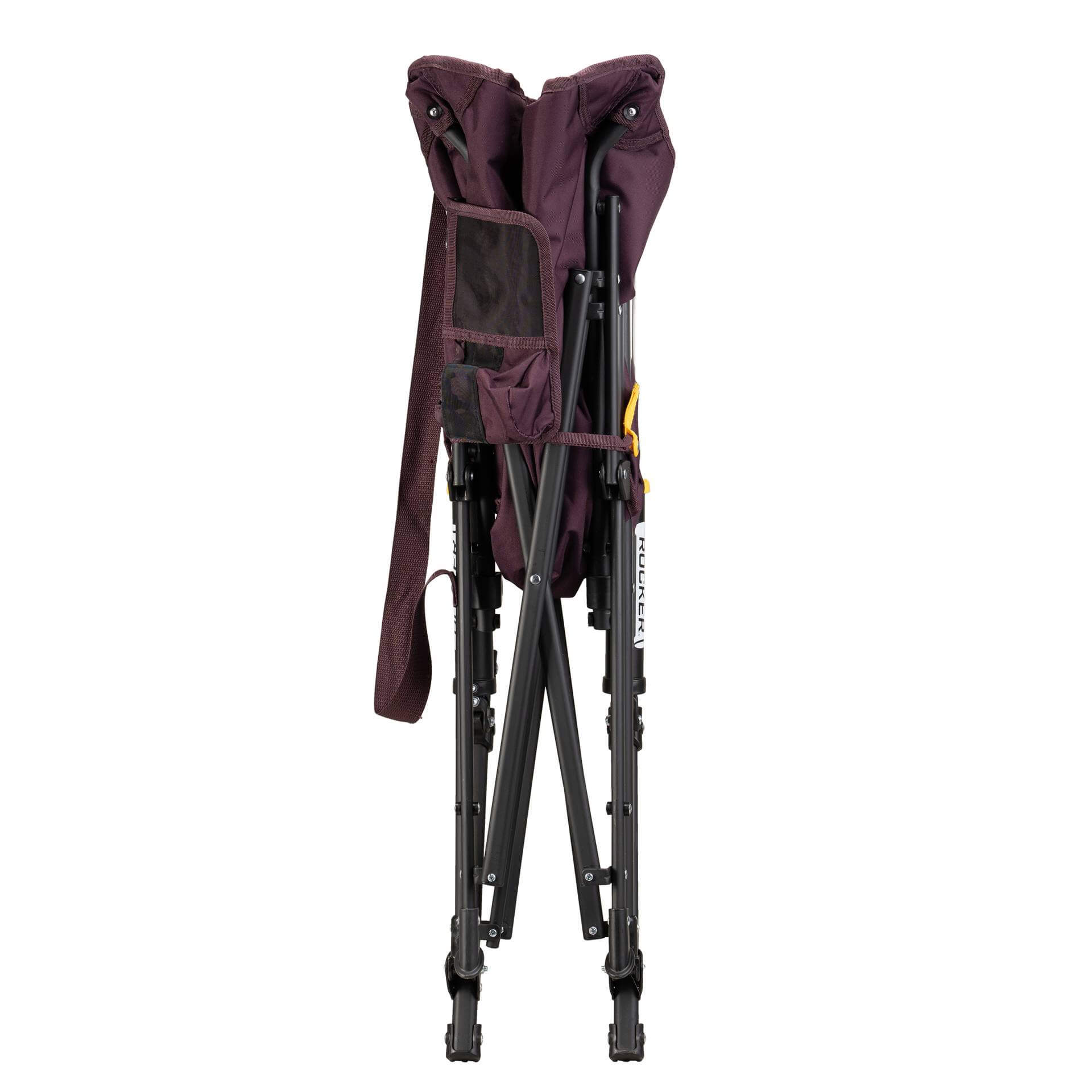 Luxury Camp Puff Rocker - Choice 731 - Heavy-Duty Kickback Rocker with Beverage Holder Detail