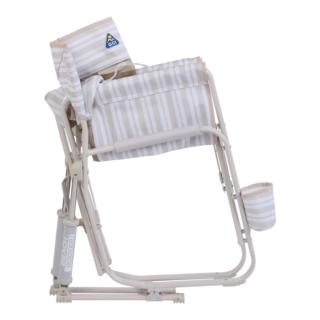 Patented Spring-Action Beach Rocker - Choice 712 - Freestyle Rocker Portable Outdoor Folding Chair Detail