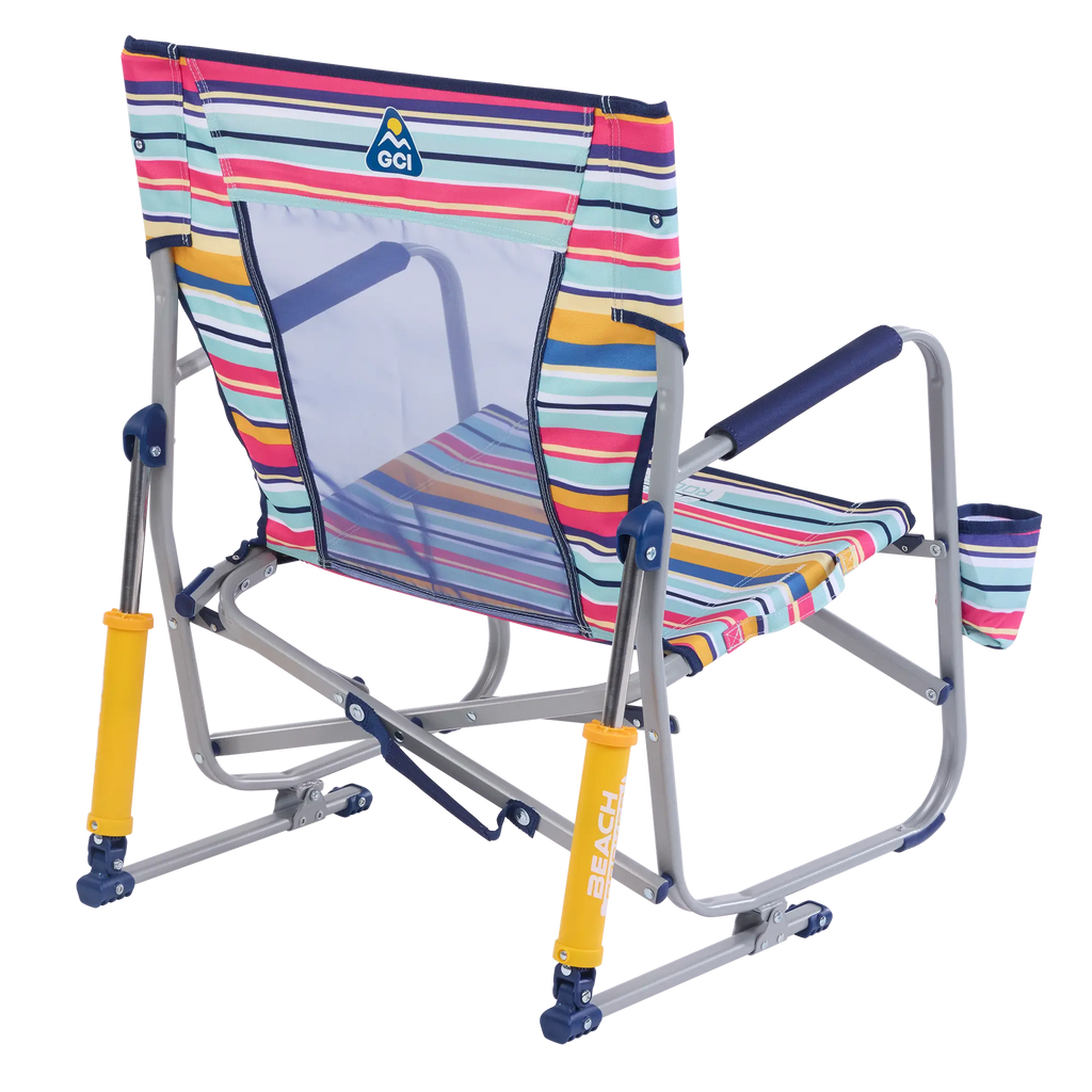 Patented Spring-Action Beach Rocker - Choice 712 - Freestyle Rocker Portable Outdoor Folding Chair Detail