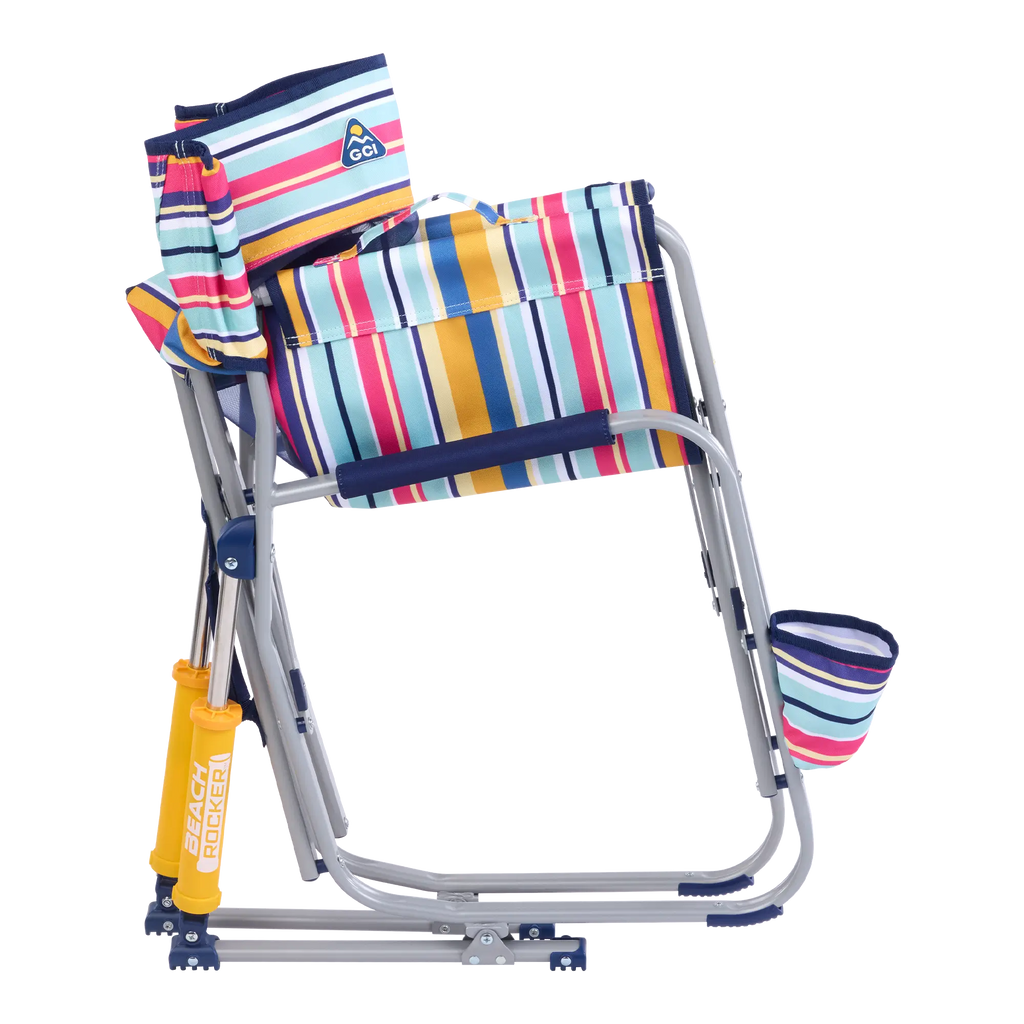 Patented Spring-Action Beach Rocker - Choice 712 - Freestyle Rocker Portable Outdoor Folding Chair Detail