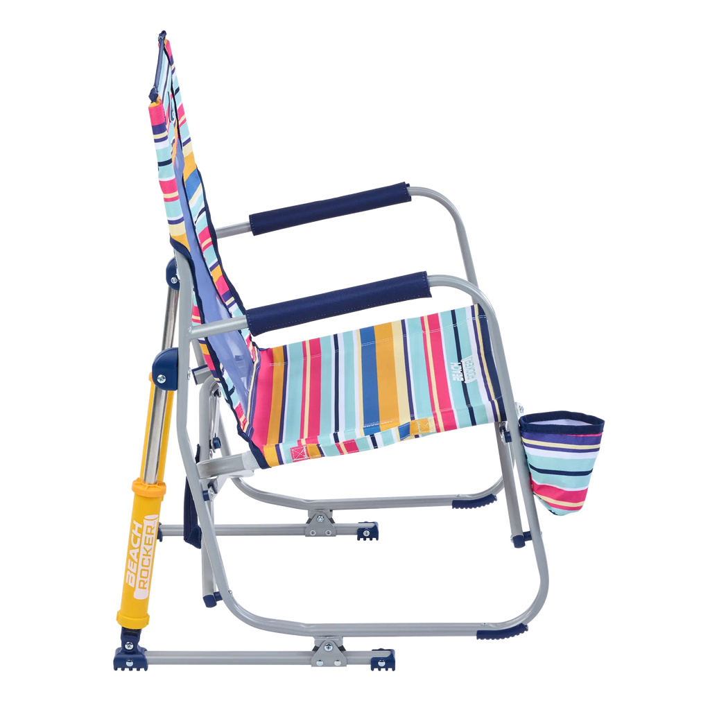 Patented Spring-Action Beach Rocker - Choice 712 - Freestyle Rocker Portable Outdoor Folding Chair Detail