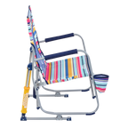 Patented Spring-Action Beach Rocker - Choice 712 - Freestyle Rocker Portable Outdoor Folding Chair Detail
