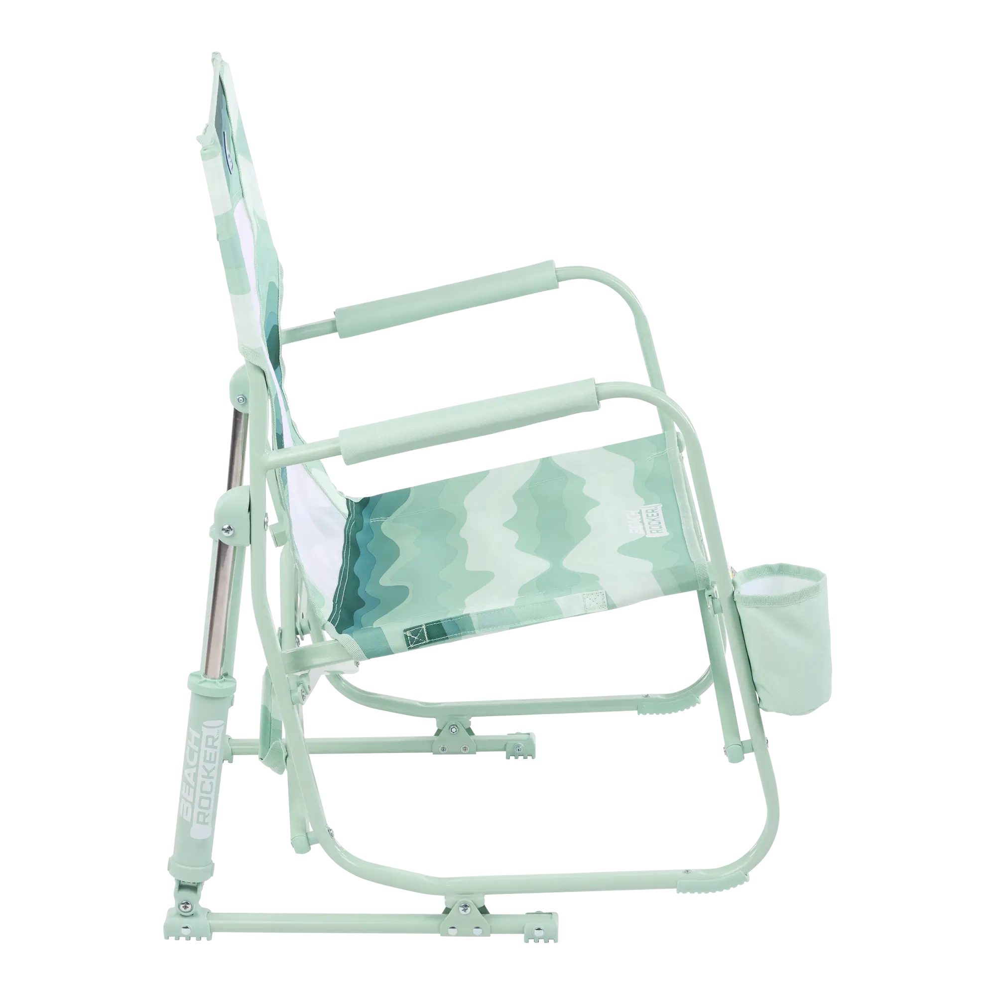 Patented Spring-Action Beach Rocker - Choice 712 - Freestyle Rocker Portable Outdoor Folding Chair Detail