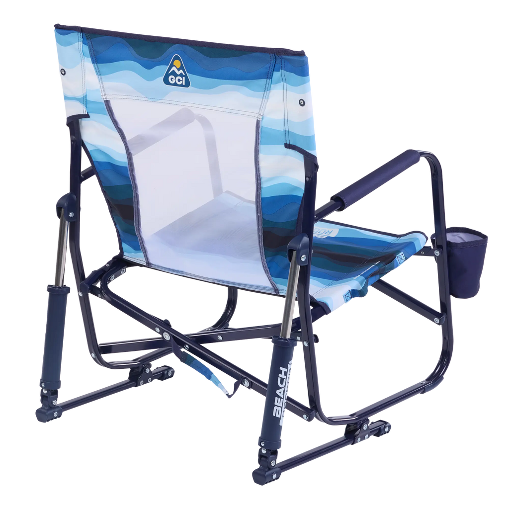 Patented Spring-Action Beach Rocker - Choice 712 - Freestyle Rocker Portable Outdoor Folding Chair Detail