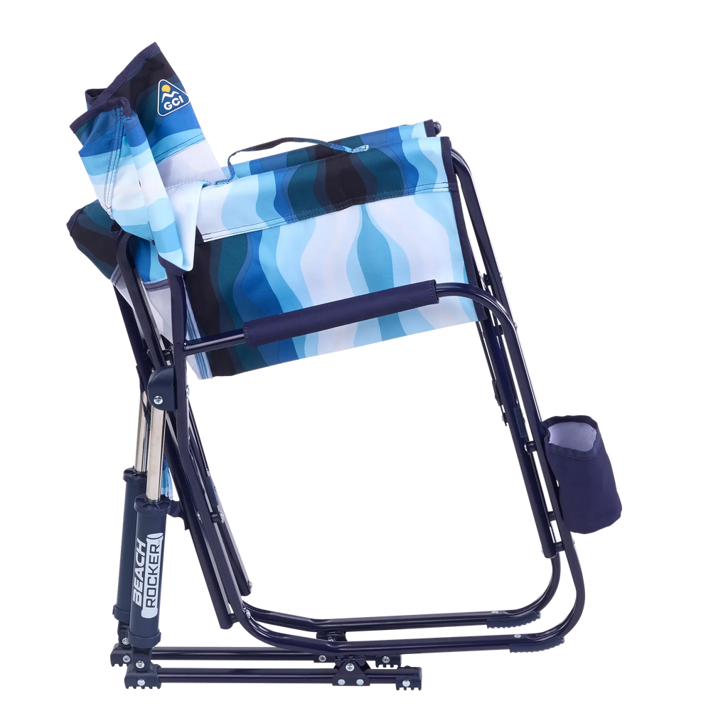 Patented Spring-Action Beach Rocker - Choice 712 - Freestyle Rocker Portable Outdoor Folding Chair Detail
