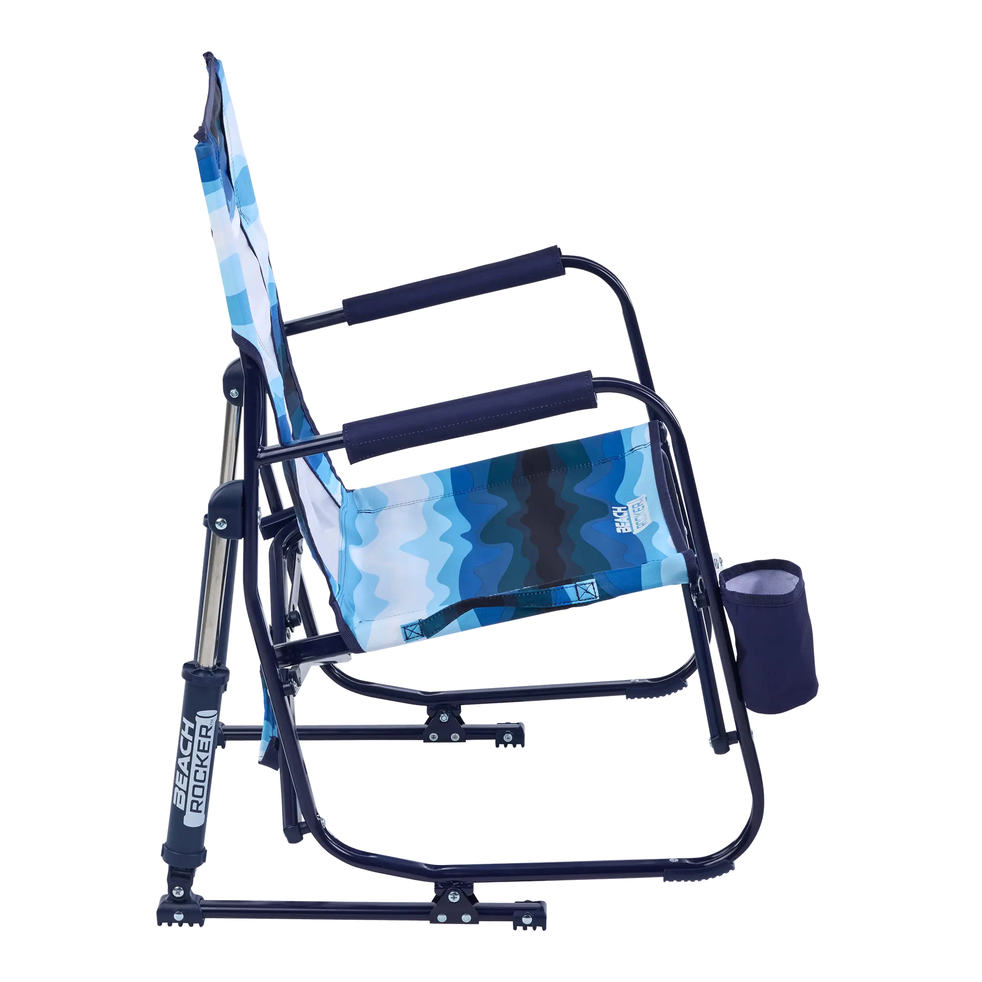 Patented Spring-Action Beach Rocker - Choice 712 - Freestyle Rocker Portable Outdoor Folding Chair Detail