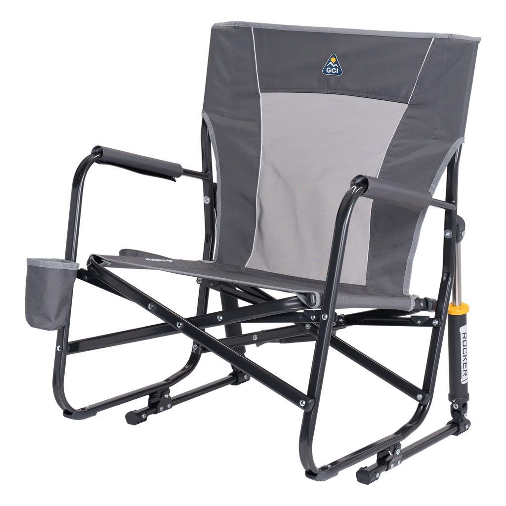 Patented Spring-Action FirePit Rocker - Choice 737 - Freestyle Rocker Portable Outdoor Folding Chair Detail