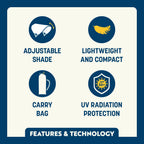 Portable Canopy SunShade Accessory - Choice 361 - Instant Sunshade Umbrella for Tailgating Detail