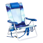 Low-Profile Backpack Beach Chair - Choice 709 - Rust-Resistant Aluminum Sand-Friendly Lounge Chair - Wave