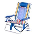 Low-Profile Backpack Beach Chair - Choice 709 - Rust-Resistant Aluminum Sand-Friendly Lounge Chair Detail