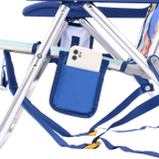 Low-Profile Backpack Beach Chair - Choice 709 - Rust-Resistant Aluminum Sand-Friendly Lounge Chair Detail