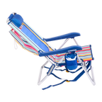 Low-Profile Backpack Beach Chair - Choice 709 - Rust-Resistant Aluminum Sand-Friendly Lounge Chair Detail