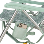Low-Profile Backpack Beach Chair - Choice 709 - Rust-Resistant Aluminum Sand-Friendly Lounge Chair Detail