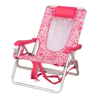 Low-Profile Backpack Beach Chair - Choice 709 - Rust-Resistant Aluminum Sand-Friendly Lounge Chair Detail