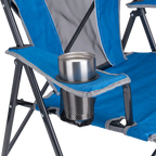 Ultra-Compact Comfort Quad Chair - Choice 989 - Premium Slim-Fold Compact Chair with Messenger Bag Detail