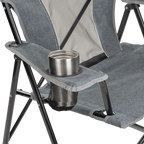 Ultra-Compact Comfort Quad Chair - Choice 989 - Premium Slim-Fold Compact Chair with Messenger Bag Detail
