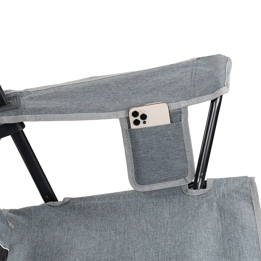 Ultra-Compact Comfort Quad Chair - Choice 989 - Premium Slim-Fold Compact Chair with Messenger Bag Detail