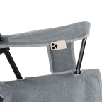 Ultra-Compact Comfort Quad Chair - Choice 989 - Premium Slim-Fold Compact Chair with Messenger Bag Detail