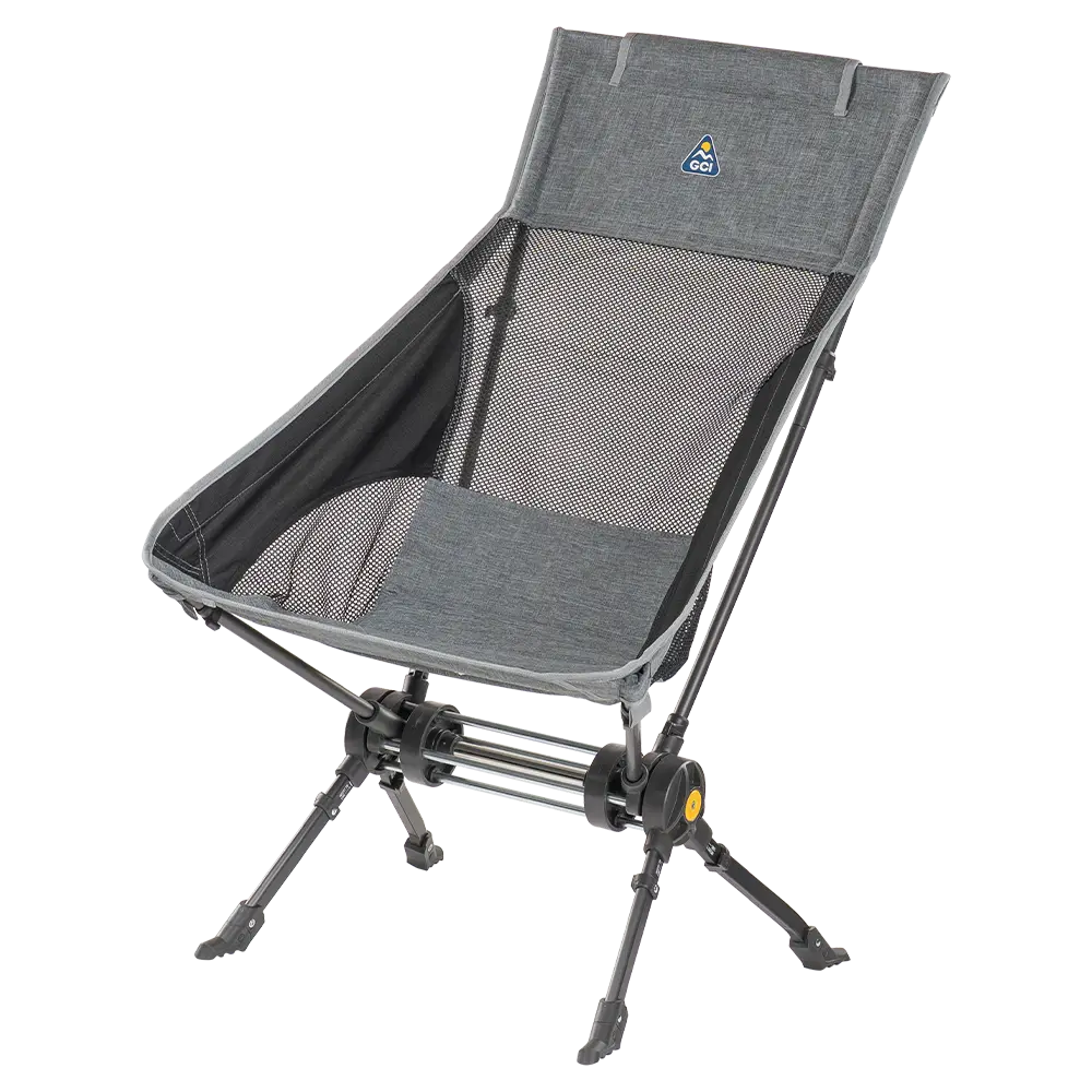 Patented Spring-Action ComPack Rocker - Choice 980 - Freestyle Rocker Portable Outdoor Folding Chair Detail