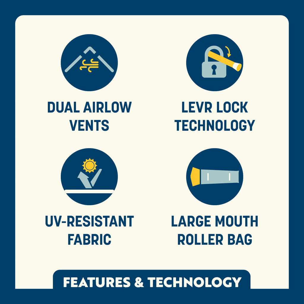 Heavy Duty LevrUp Canopy - Choice 360 - SunShade Canopy for Beach & Camping Detail