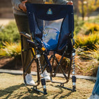 Heavy-Duty Freestyle Adjustable Rocker - Choice 573 - Patented Spring-Action Rocking Chair for Camping Detail