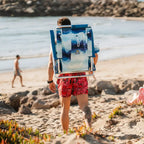 Low-Profile Backpack Beach Chair - Choice 709 - Rust-Resistant Aluminum Sand-Friendly Lounge Chair Detail