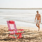 Low-Profile Backpack Beach Chair - Choice 709 - Rust-Resistant Aluminum Sand-Friendly Lounge Chair Detail