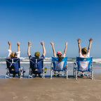 Patented Spring-Action Beach Rocker - Choice 712 - Freestyle Rocker Portable Outdoor Folding Chair Detail