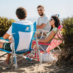 Patented Spring-Action Beach Rocker - Choice 712 - Freestyle Rocker Portable Outdoor Folding Chair Detail
