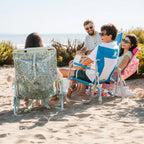 Patented Spring-Action Beach Rocker - Choice 712 - Freestyle Rocker Portable Outdoor Folding Chair Detail