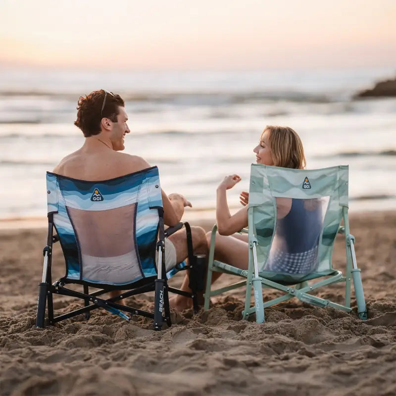 Patented Spring-Action Beach Rocker - Choice 712 - Freestyle Rocker Portable Outdoor Folding Chair Detail